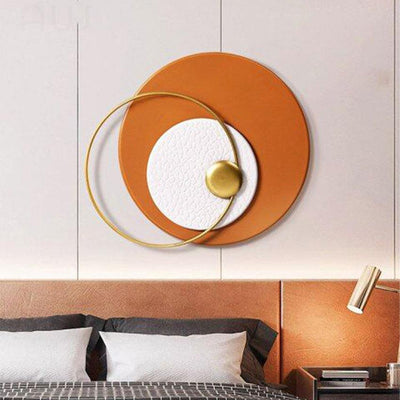 Orange Sunshine Metal Wall Art