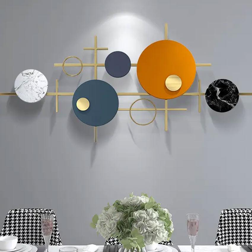 Colorful Fusion Metal Wall Art | 54 x 26 inches