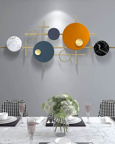 Colorful Fusion Metal Wall Art | 54 x 26 inches