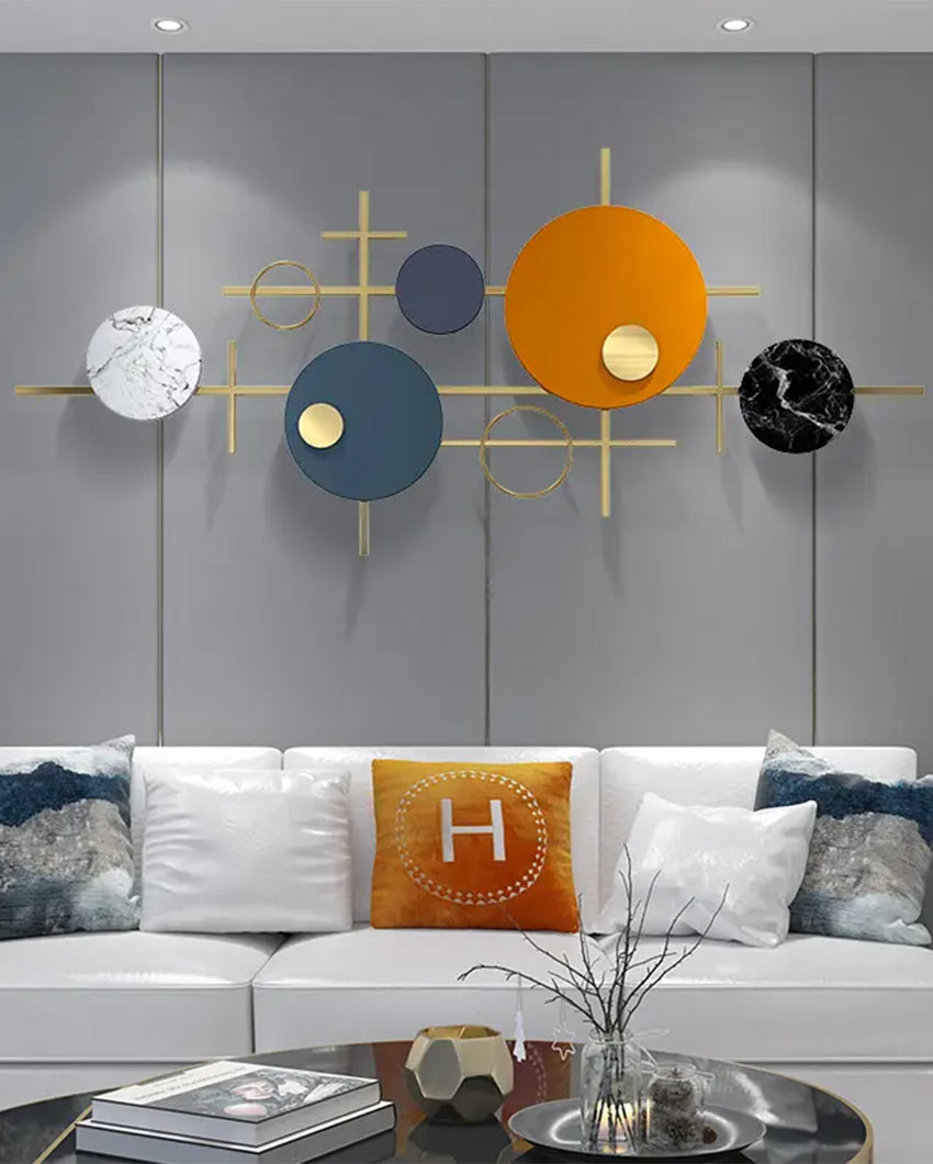 Colorful Fusion Metal Wall Art | 54 x 26 inches