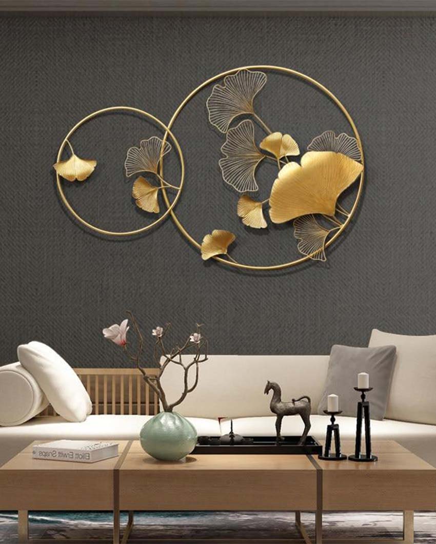 Double Circle Metal Wall Art