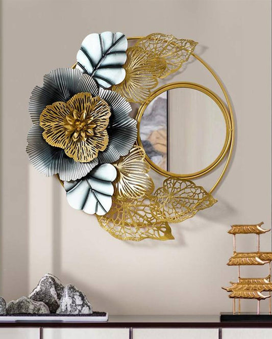 Floral Mounted Wall Mirror