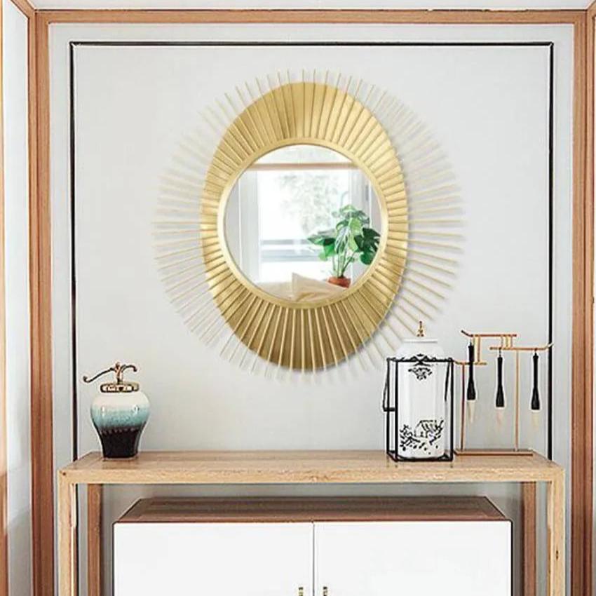 Golden Egg Accent Wall Mirror