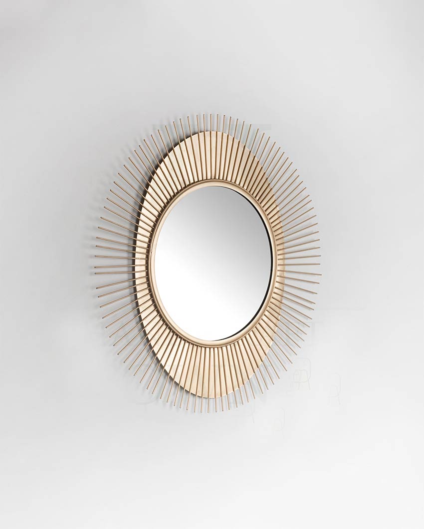 Golden Egg Accent Wall Mirror