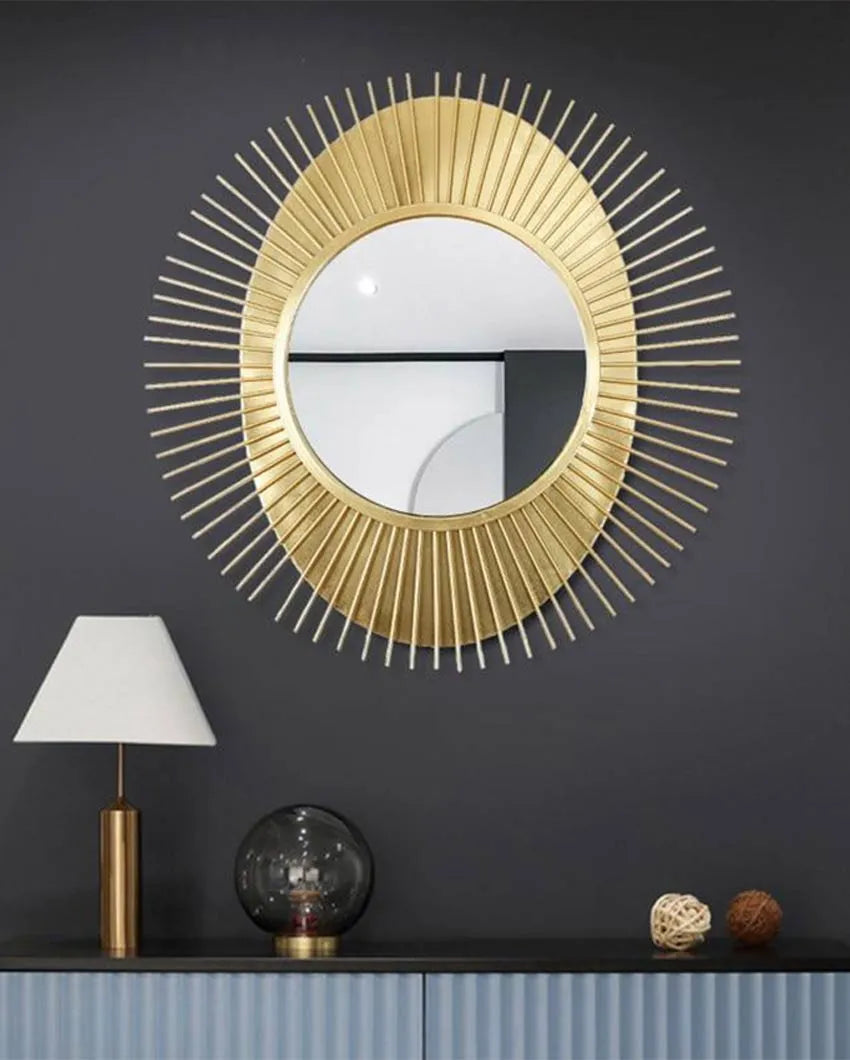 Golden Egg Accent Wall Mirror