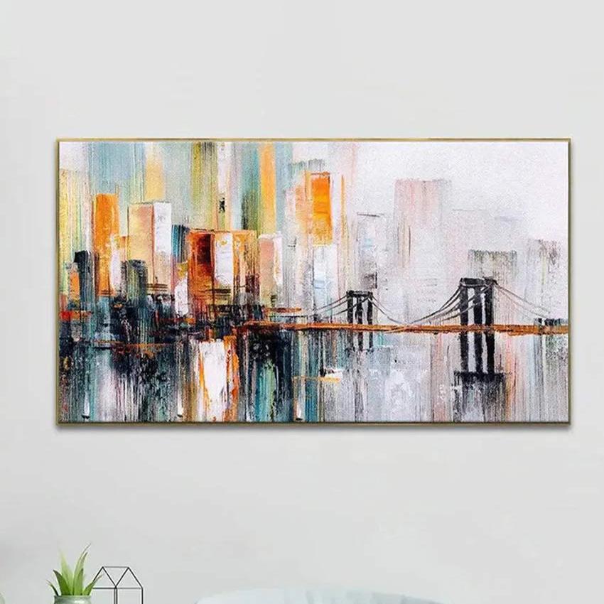 Cityscape Wall Painting