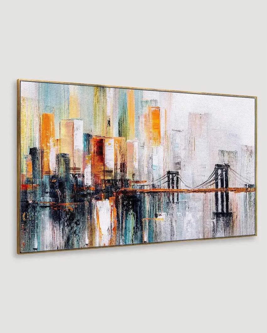 Cityscape Wall Painting