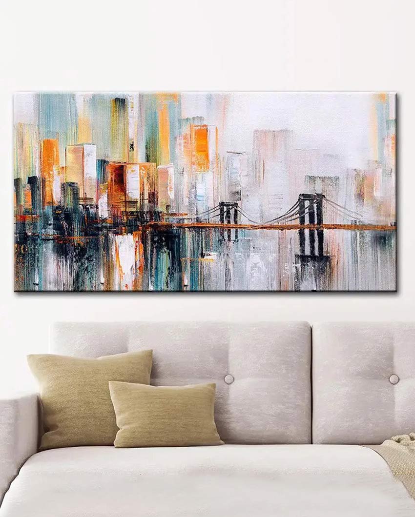 Cityscape Wall Painting