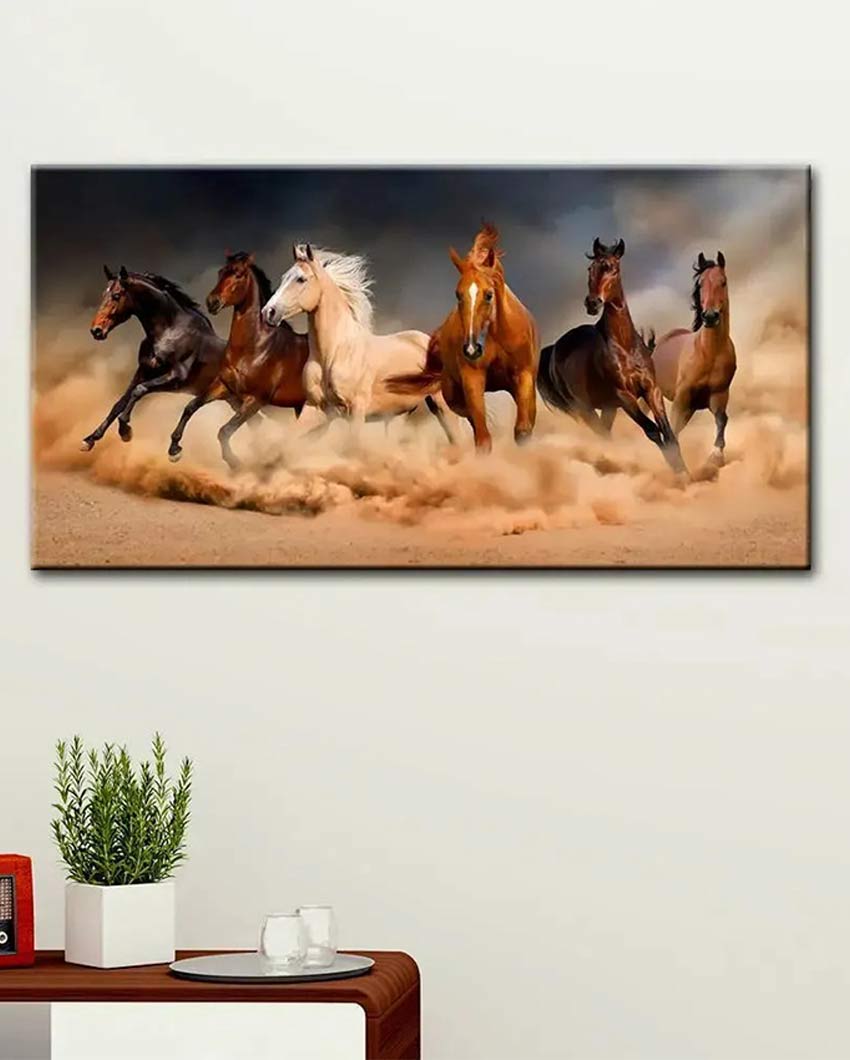 Galloping Horses Wall Painting