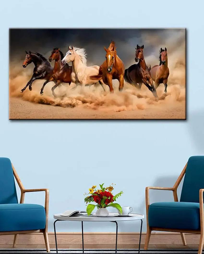 Galloping Horses Wall Painting