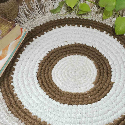 Chic Woolen Rug | 24 inches