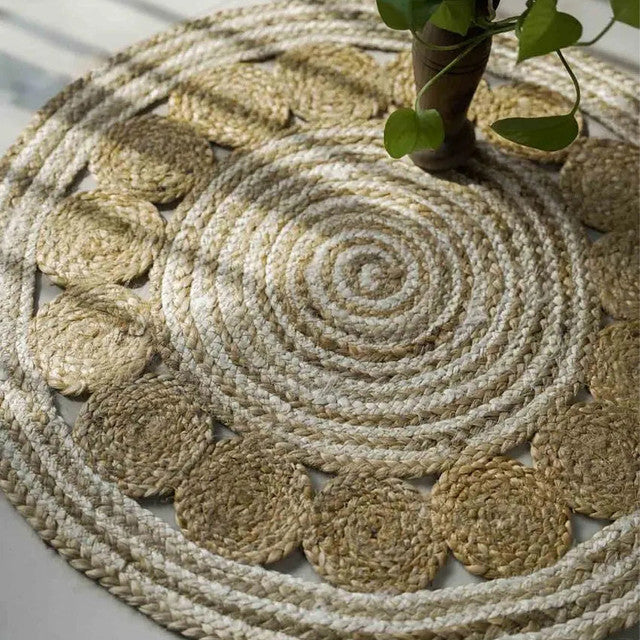 Natural Jute Rug | 24 inches