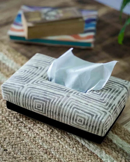 Elegant Cotton Tissue Box | 6 x 10 inches