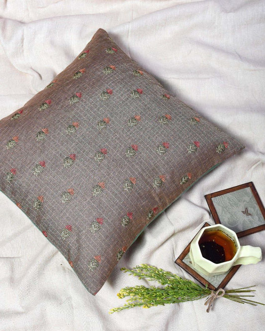 Delicate Tissue Silk Cushion Cover | 16 x 16 inches