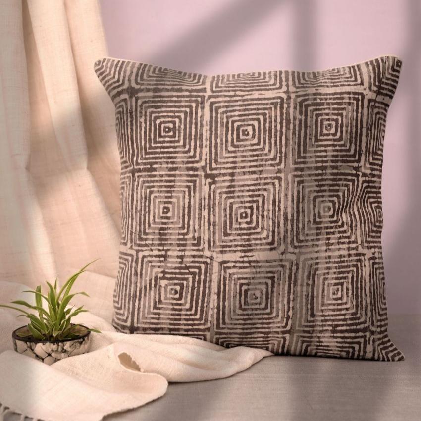 Breathable Cotton Cushion Cover | 16 x 16 inches