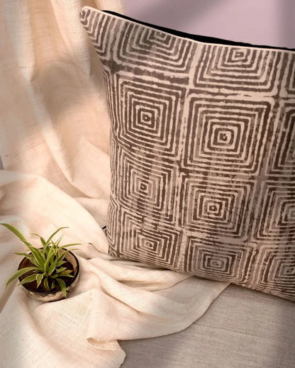 Breathable Cotton Cushion Cover | 16 x 16 inches