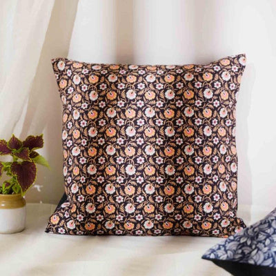 Woven Cotton Cushion Cover | 16 x 16 inches