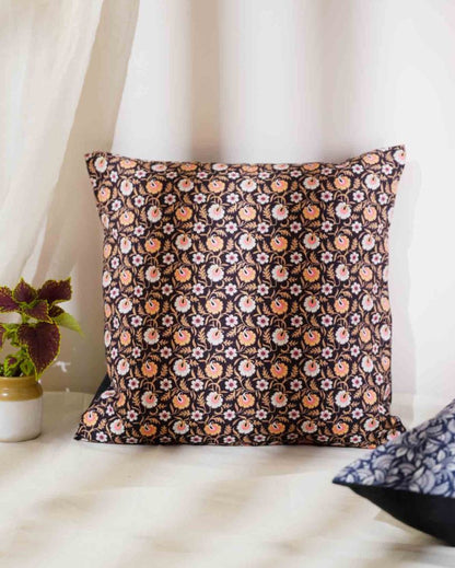 Woven Cotton Cushion Cover | 16x16 inches