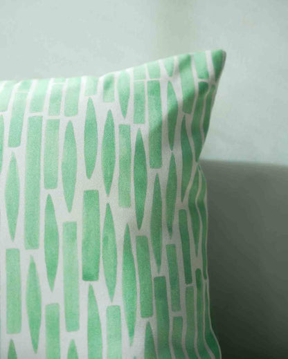 Striped Cotton Cushion Cover | 16x16 inches