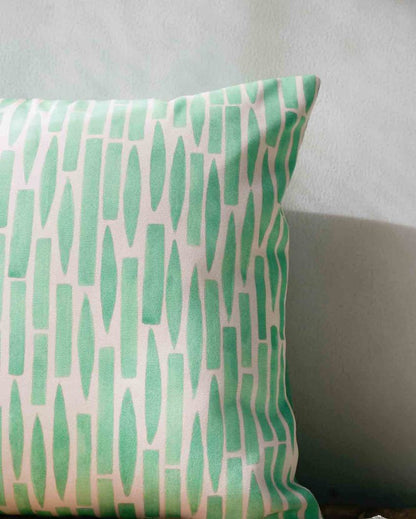 Striped Cotton Cushion Cover | 16x16 inches