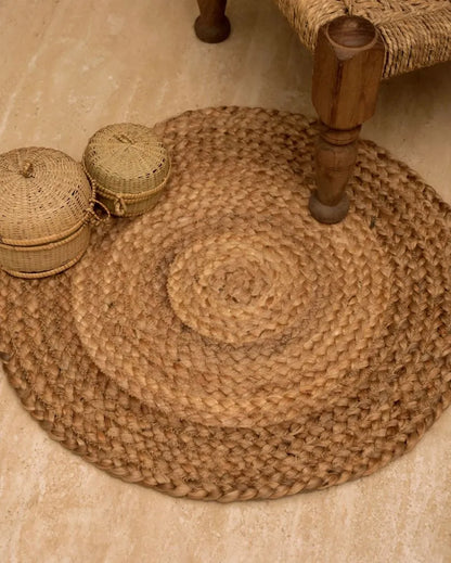 Natural Jute Rug | 24 inches