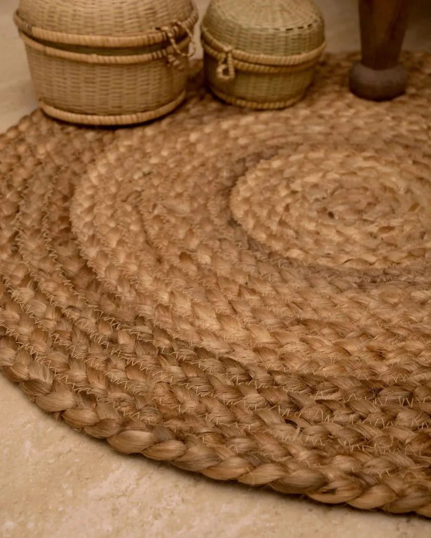 Natural Jute Rug | 24 inches