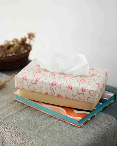 Fashionable Blended Silk Tissue Box | 6 x 10 inches