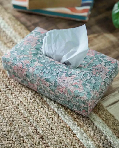 Vintage Cotton Tissue Box | 6 x 10 inches