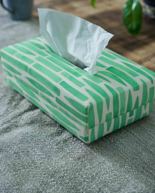 Contemporary Cotton Tissue Box | 6 x 10 inches