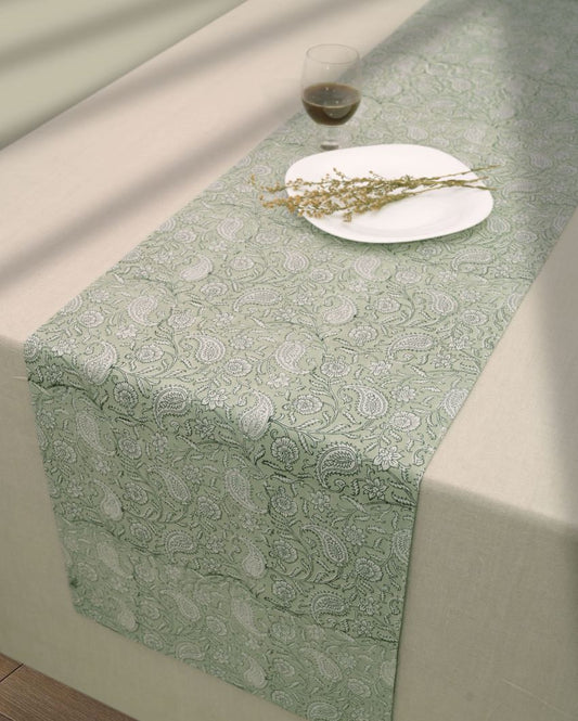 Natural Cotton Table Runner | 78x14 inches