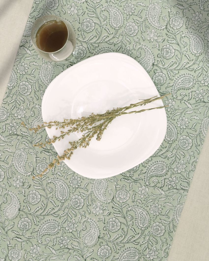 Natural Cotton Table Runner | 78 x 14 inches