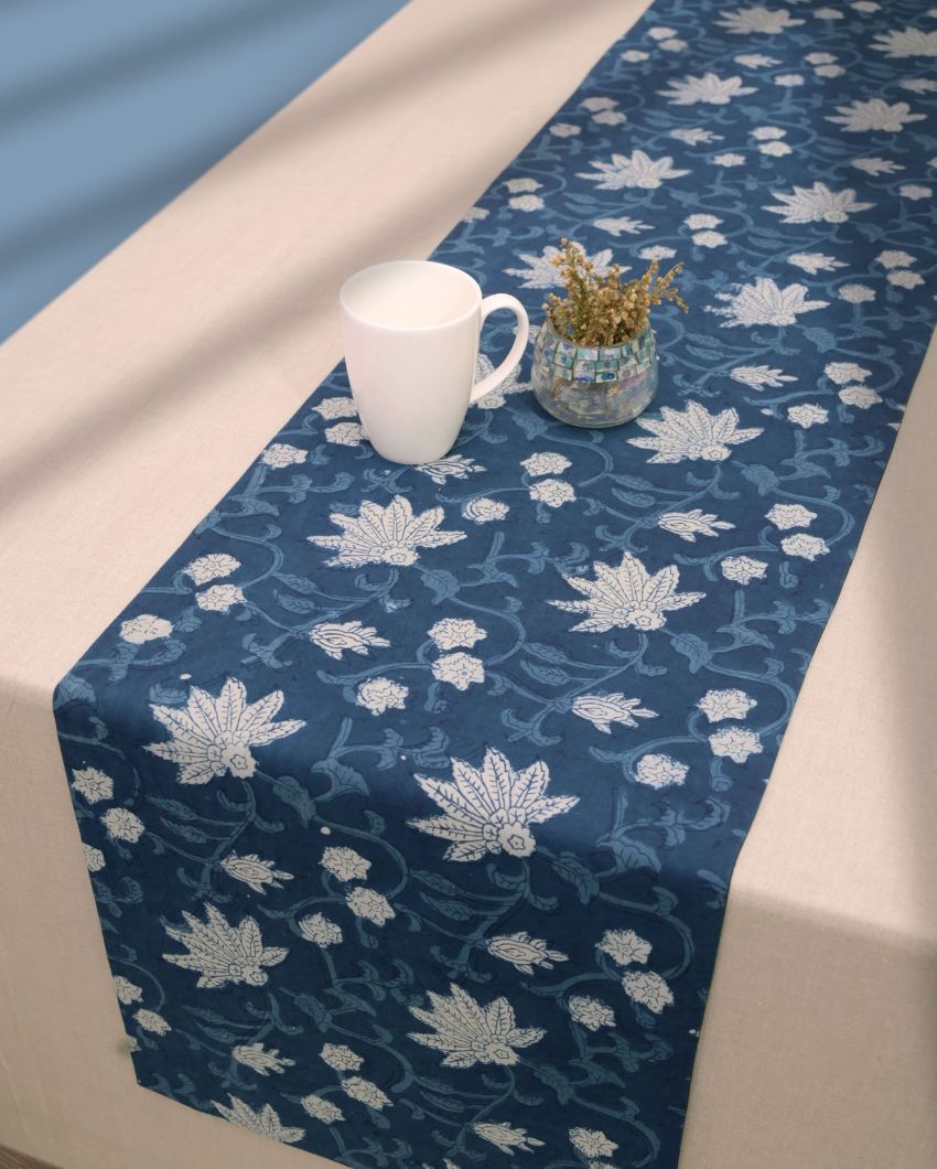 Delicate Cotton Table Runner | 78 x 14 inches