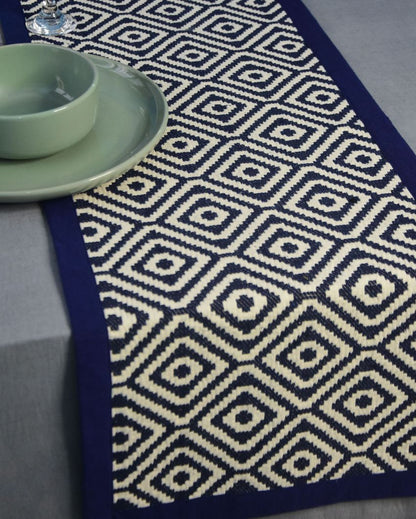 Contemporary Cotton Table Runner | 78 x 14 inches