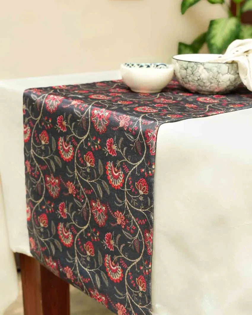 Sleek Blended Silk Table Runner | 78 x 14 inches