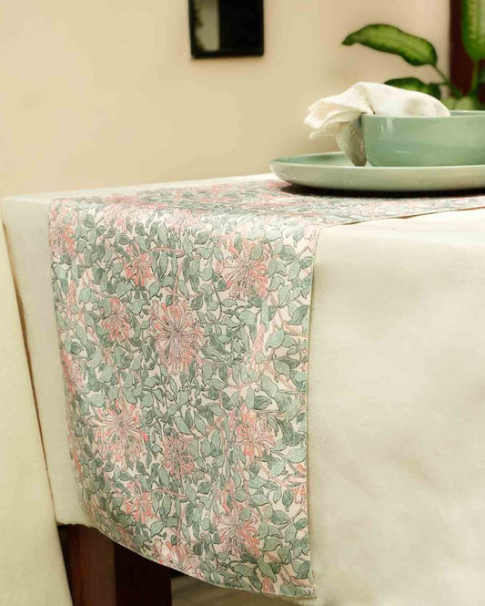 Vintage Cotton Table Runner | 78x14 inches