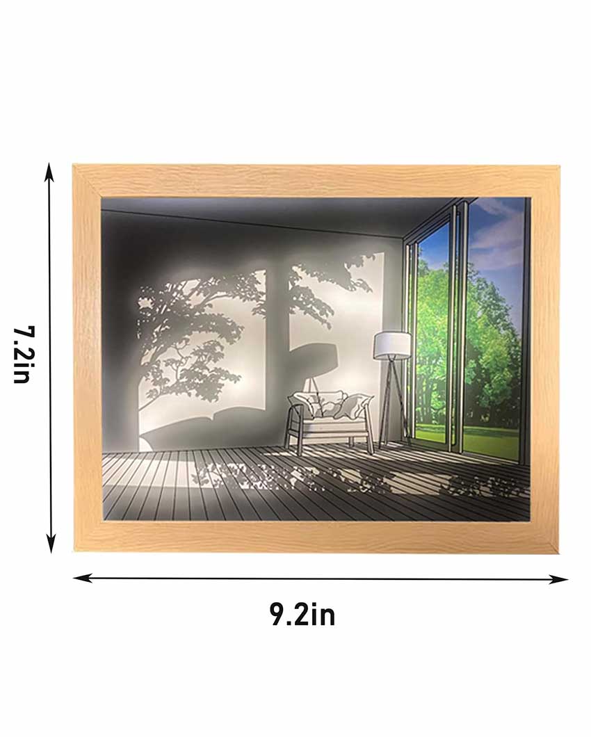 Hall Room Led Photo Frame Wall Art Lamp