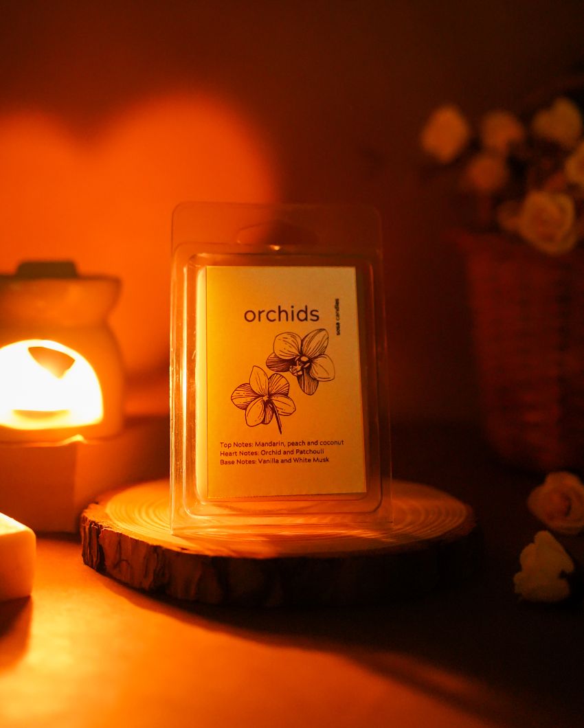 Little Heart Ceramic  Wax Burner & 6 Tealights For Home Fragrance