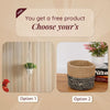 Cotton Shelf Rectangular Basket | Multiple Colors