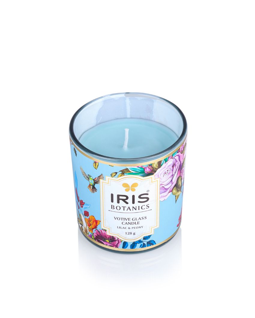 Botanicas Votive Glass Candle Fragrance   | Multiple Fragrance | 125 gms | Set Of 2 | 3 x 3.4 inches