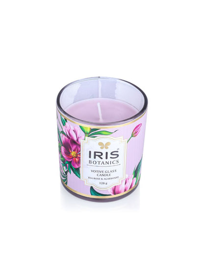 Botanicas Votive Glass Candle Fragrance   | Multiple Fragrance | 125 gms | Set Of 2 | 3 x 3.4 inches