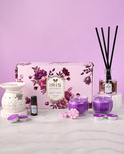 Home Fragrance Lavender & Mint Gift Set For Fine Living