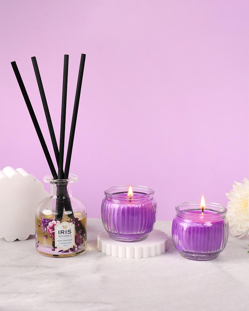 Home Fragrance Lavender & Mint Gift Set For Fine Living