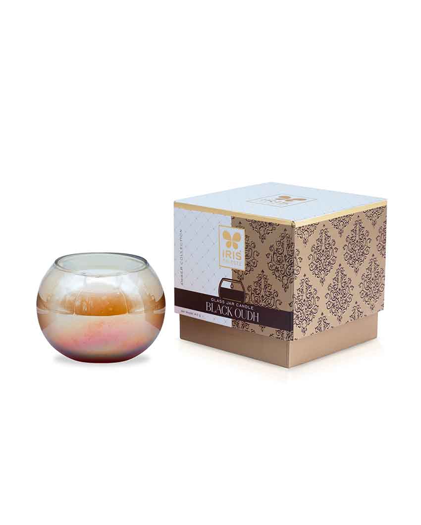 Amber Collection | Matka Candle Fragrance Black Oudh 3.9 Inches
