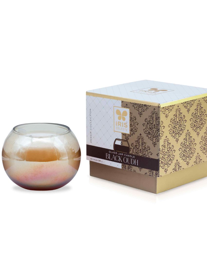 Amber Collection | Matka Candle Fragrance Black Oudh 4.8 Inches