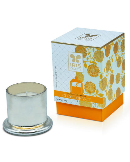 Gold Collection | Choco Orange Bell Jar Candle Fragrance 3.7 Inches