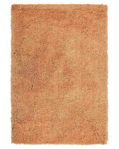 Beige Solid Soft Feel Anti-Skid Polyester Carpet 5 x 2 Ft
