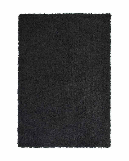 Grey Solid Soft Feel Anti-Skid Polyester Carpet 5 x 2 Ft