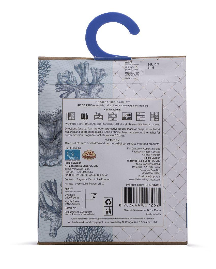 Home Fragrance Sachet |15Gram | Pack Of 3 | Set of 2 Coral Blue