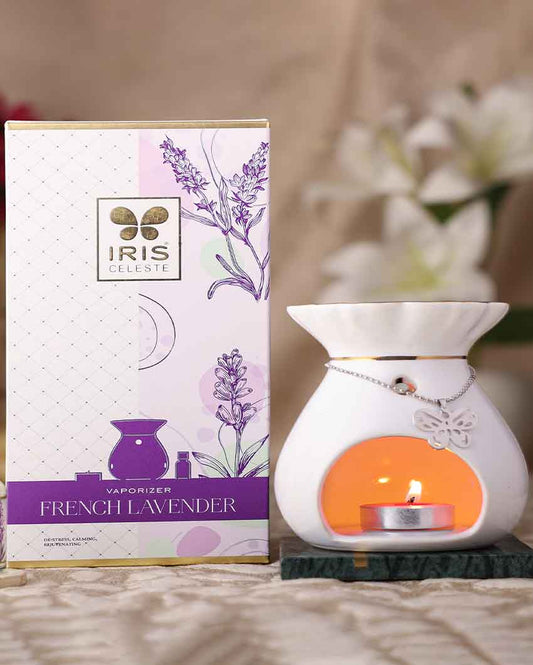 Celeste French Fragrance Vaporizer Oil 15Ml | Vaporizer Jar | 2N Tealights French Lavender
