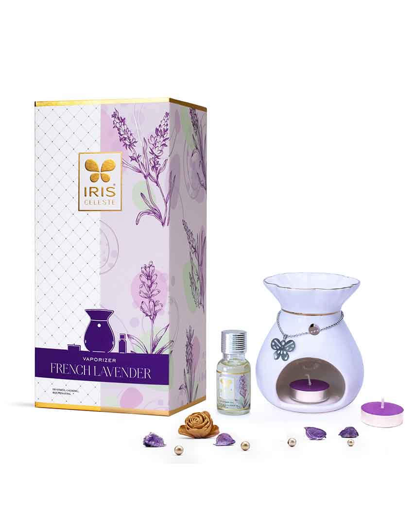 Celeste French Fragrance Vaporizer Oil 15Ml | Vaporizer Jar | 2N Tealights French Lavender